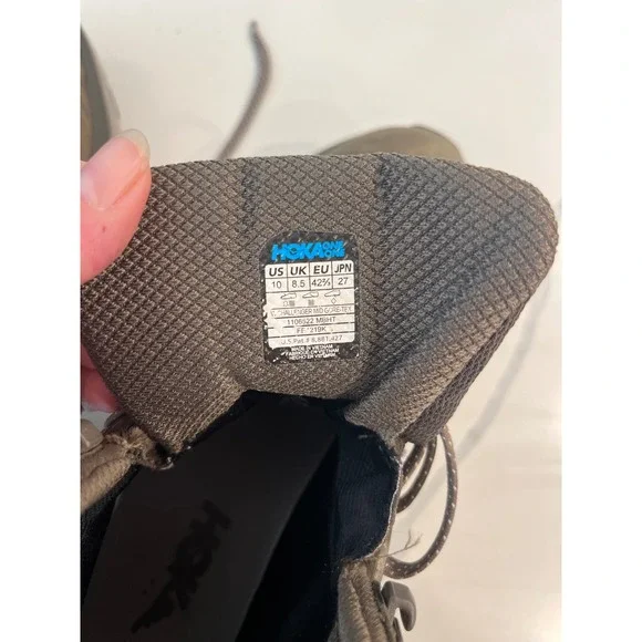 Hoka One One Challenger Mid Gore-Tex Hiking Boots Brown Women 10 Gorpecore Trail - Picture 3 of 11